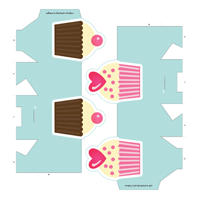 Cupcake Favor Boxes - PR
