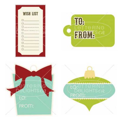 Peppermint Holiday - Tags & Frames - GS