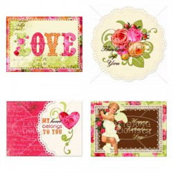 Garden Rose Valentine - Card - PR