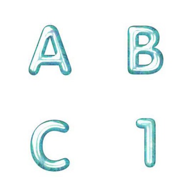 Blown Glass Teal - AL