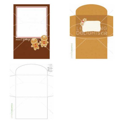 Gingerbread Men - Photo Card - PR