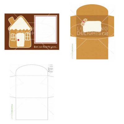 Gingerbread House - Photo Card - PR