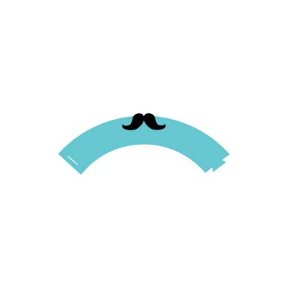 Eat, Drink and Be Hairy - Cupcake Wrapper - SV