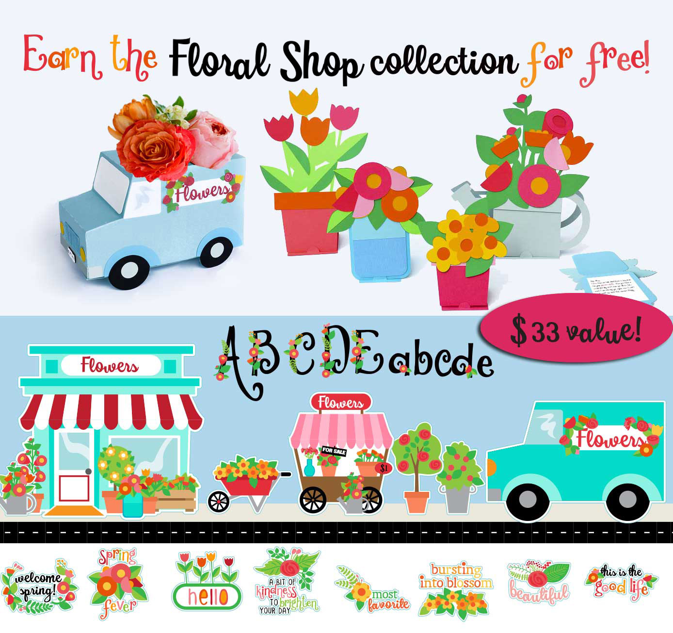 Earn the Floral Shop - Promotional Bundle - Free