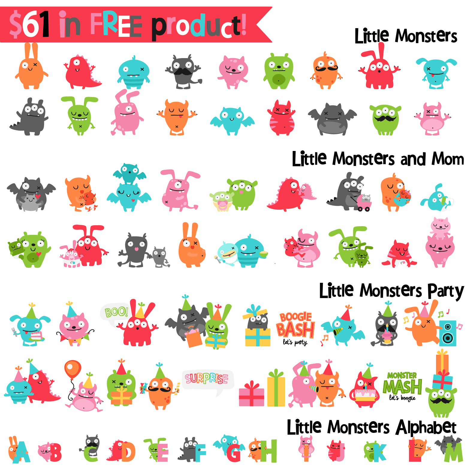 Earn the Little Monsters - Promotional Bundle - Free