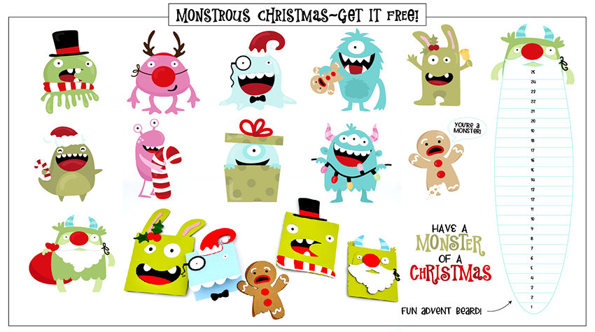Earn the Monstrous Christmas - Promotional Bundle - Free