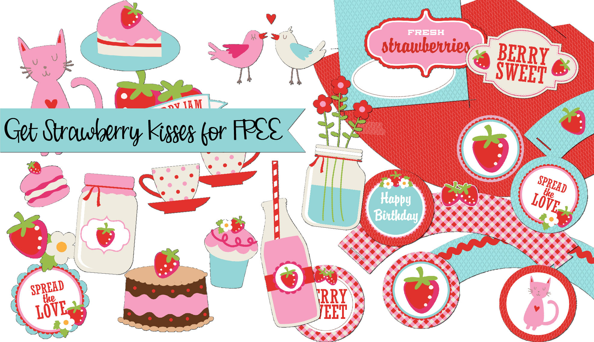 Earn the Strawberry Kisses - Promotional Bundle - Free