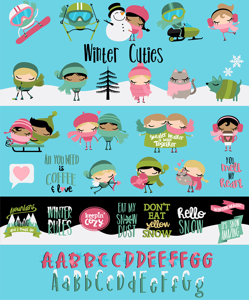 Earn the Winter Cuties - Promotional Bundle - Free
