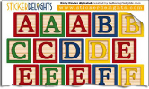 Baby Block Stickers