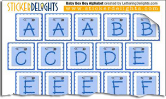 Baby Box Boy Stickers