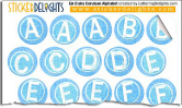 EA Disks Cerulean Stickers