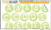 EA Disks Chartreuse Stickers