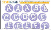 EA Disks Periwinkle Stickers