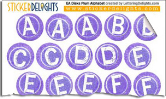 EA Disks Plum Stickers