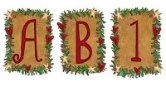 Christmas Snowman Alphabet