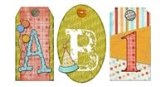 JDA Vintage Birthday Tags