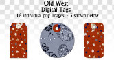 Old West Digital Tags