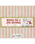 Couple Claus Candy Bar Wrapper