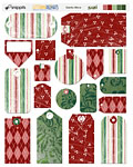 Santa Mice Tags