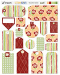 Vacation Santa Tags