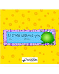 I'd Croak Candy Bar Wrapper