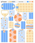 Beach Shells Tags