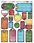 Vintage Ornaments Tags