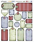 Vintage Postcards Tags