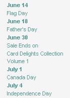 Calendar