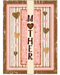 Mother Pink Brown Card