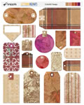 Colorfall Stamps Tags