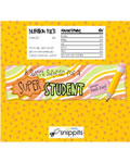 Super Student Candy Bar Wrapper