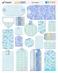 Fish Stamps Tags