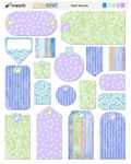 Paint Stencils Tags