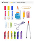 School Days Clip Art (PDF Format)
