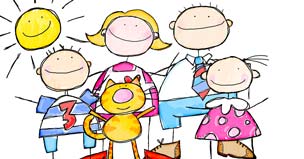 Jillustration's Scribble Family Bundle