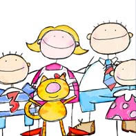 Jillustration's Scribble Family Bundle