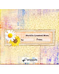 World's Greatest Mom Candy Bar Wrapper