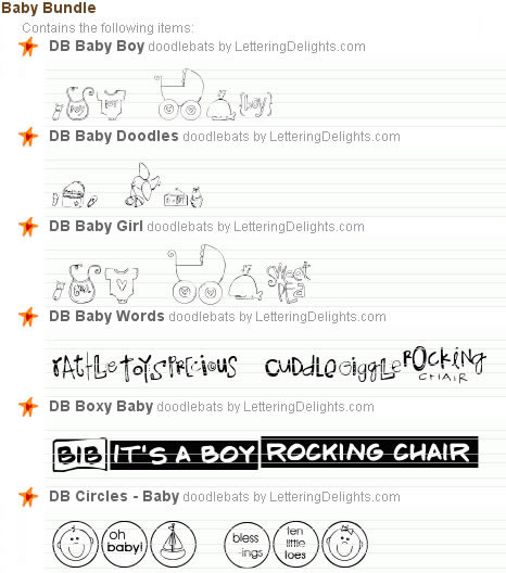Baby DoodleBats Bundle