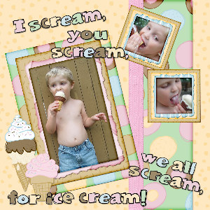 You Scream Layout Contest