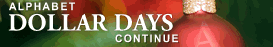 Alphabet Dollar Days Sale