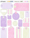 Party Kids - Girls Tags