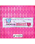 You Have My Heart Candy Bar Wrapper