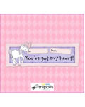 Got My Heart Candy Bar Wrapper
