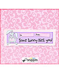 Some Bunny Candy Bar Wrapper