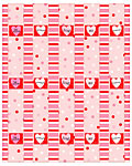 Conversation Hearts Mini Candy Bar Wrappers