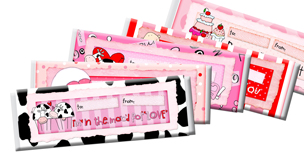 Jillustration's Moo'd for Love Candy Bar Wrapper Bundle