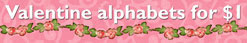 Valentine Alphabets