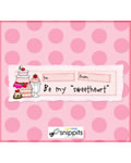 By My Sweetheart Candy Bar Wrapper
