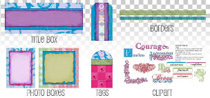 Courageous Journaling Delights set - Free with $30 Lettering Delights purchase (good until Jan 31, 2007)